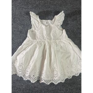 Baby Gap Girl Dress White Floral Lace 18-24 months‎